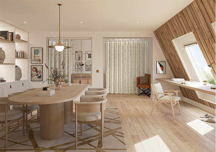 Dragonflies, Natural - Made to Measure Curtains - Image 15